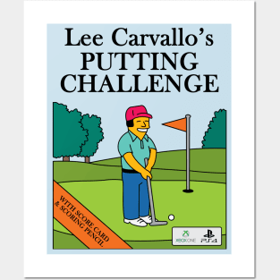 Lee Carvallo's Putting Challenge Posters and Art